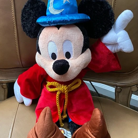 Disney Toys Sorcerer Mickey Mouse Plush Medium 22 Poshmark